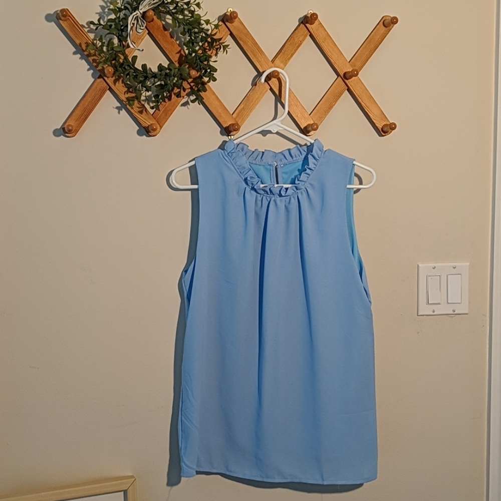 Ruffle tank top